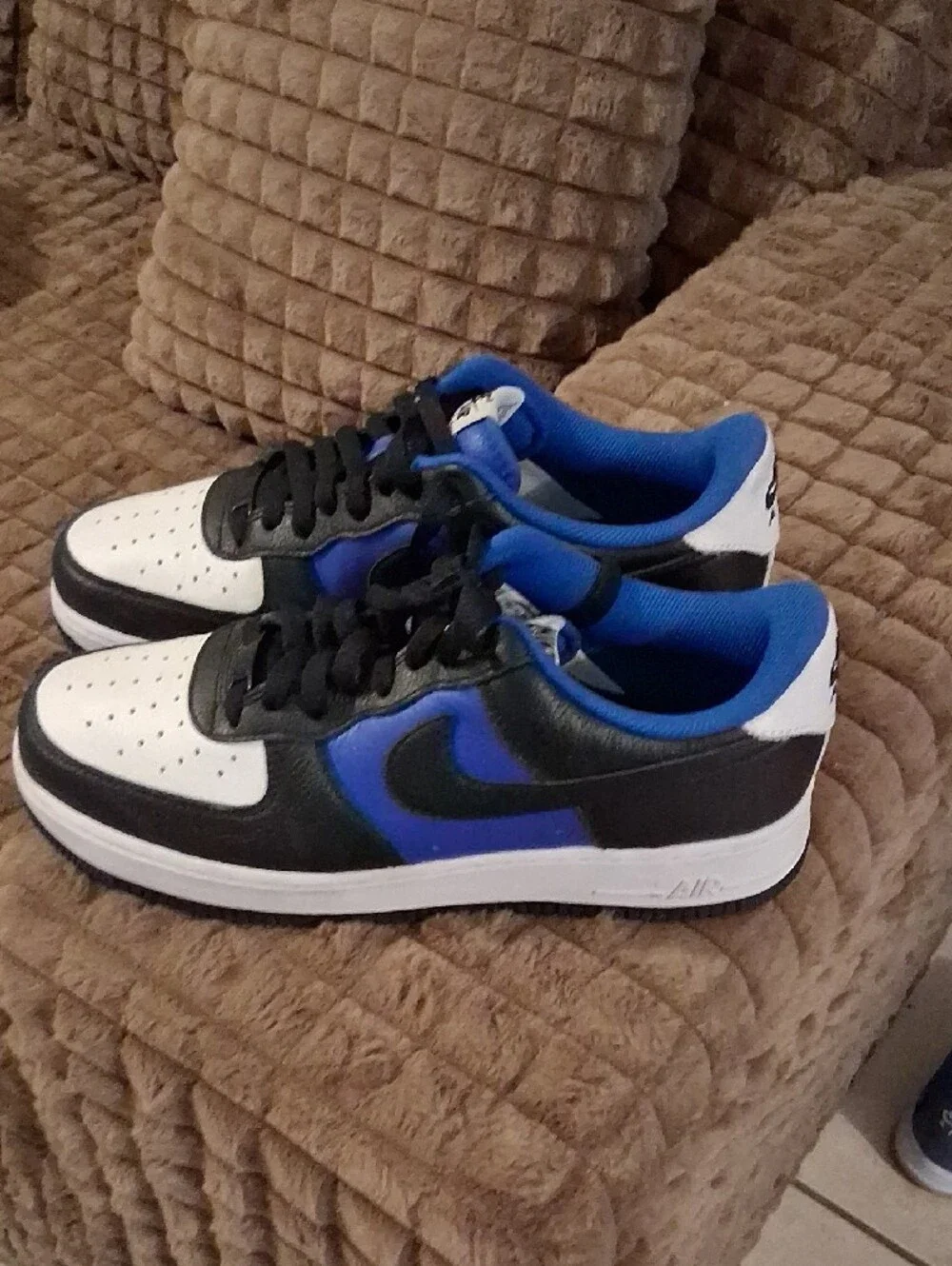 Nike Low Top Sneakers - White/Black/Royal Blue